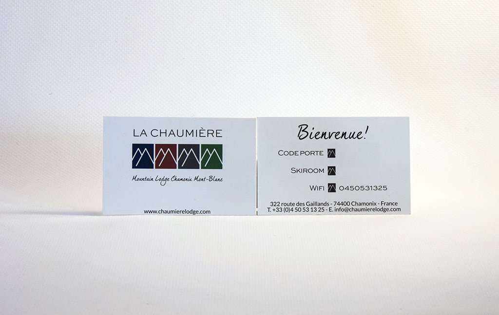 La Chaumière<br />Carte de visite